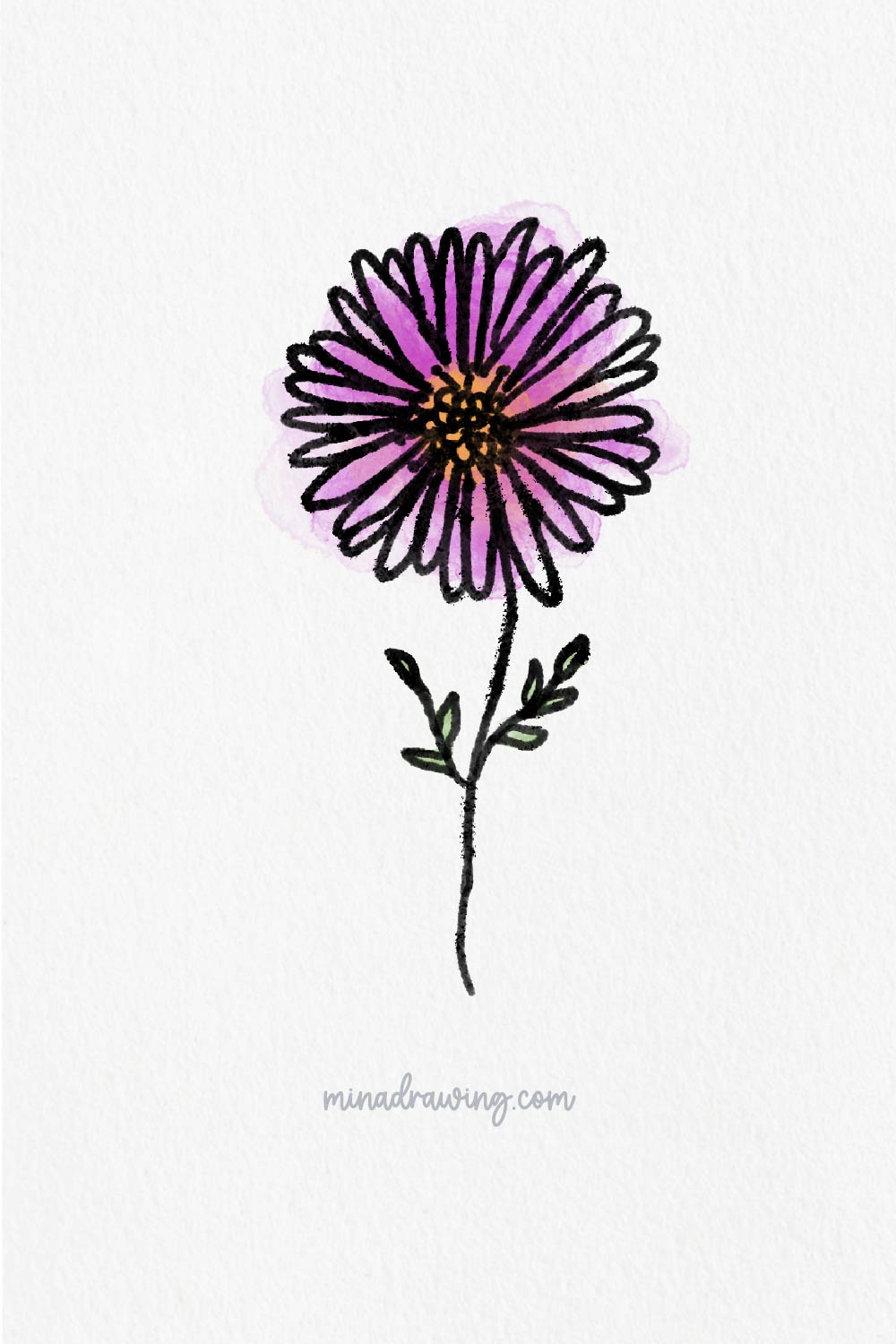 15 Easy Flower Drawing Ideas • Mina Drawing