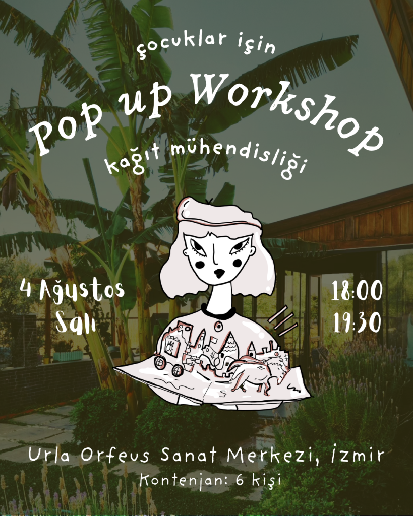 Çocuklar İçin Pop-Up Kağıt Mühendisliği Atölyesi