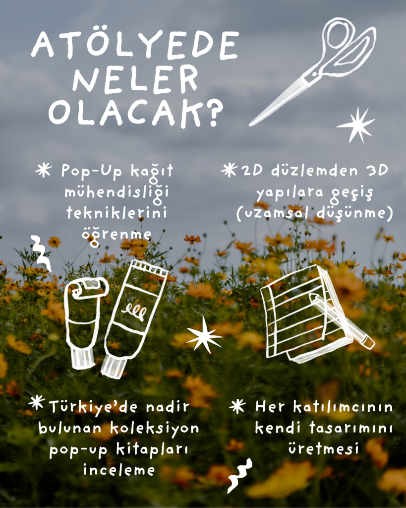 Yetişkinler İçin Pop-Up Kağıt Mühendisliği Atölyesi