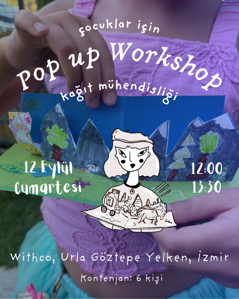 Çocuklar İçin Pop-Up Kağıt Mühendisliği Atölyesi